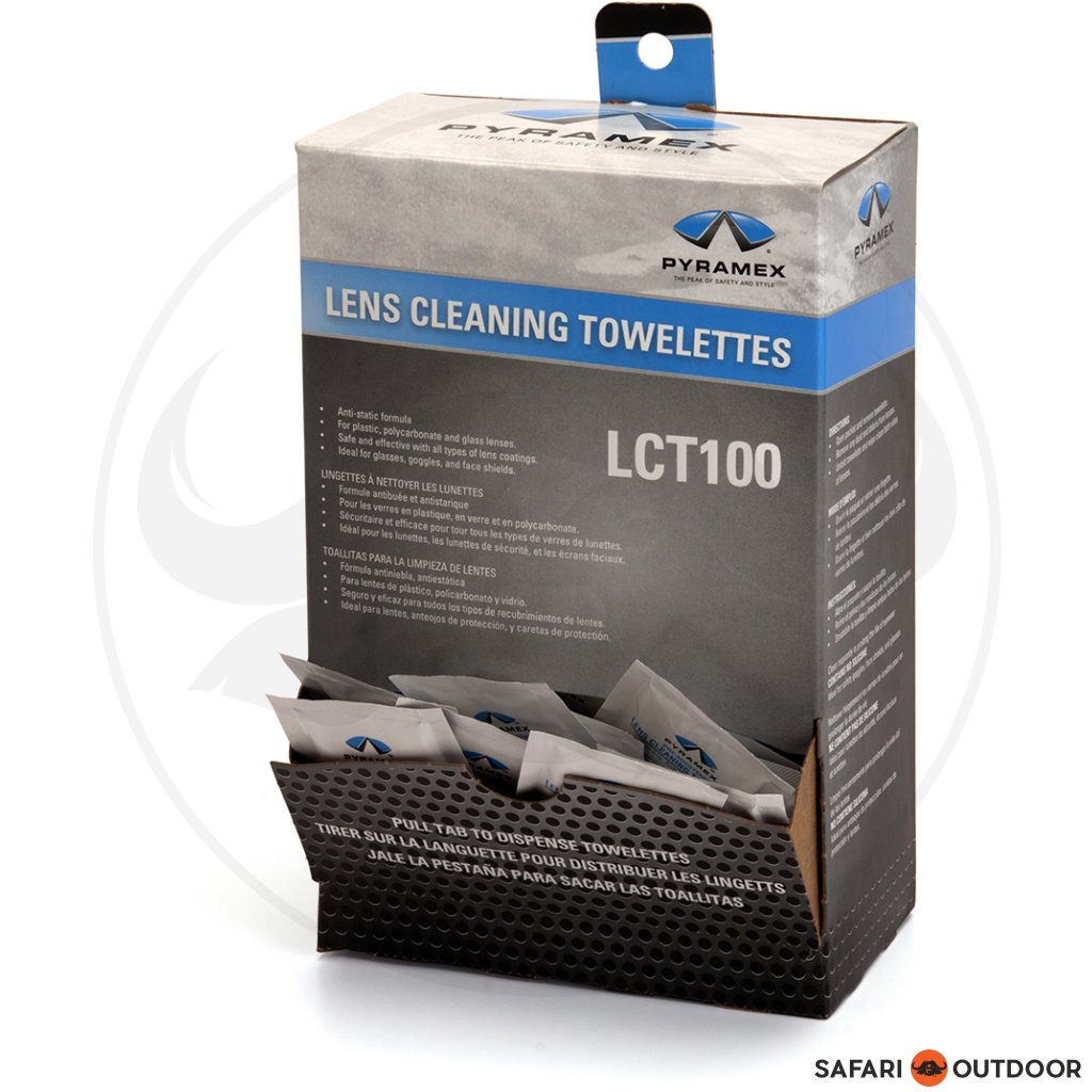 PYRAMEX ALCOHOLIC LENS WIPES (100)